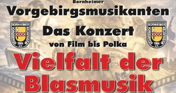 Das Konzert von Film bis Polka – Vielfalt der Blasmusik