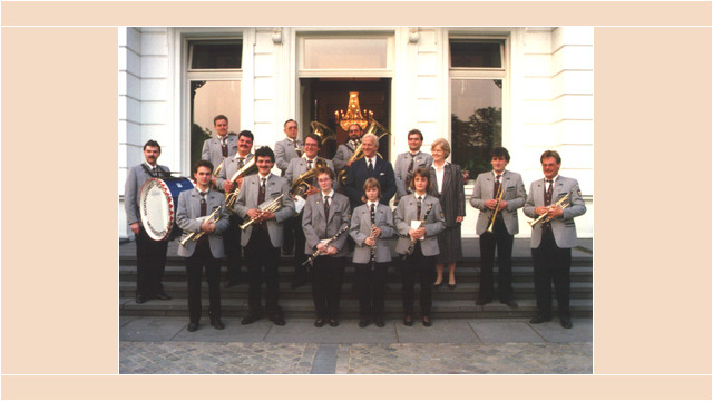 1992 beim Bundespräsidenten Richard von Weizäcker mit Ehefrau Marianne.